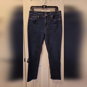 J. Jill High Rise Straight Leg Jeans Petite
